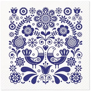 Folk Stamp napkins